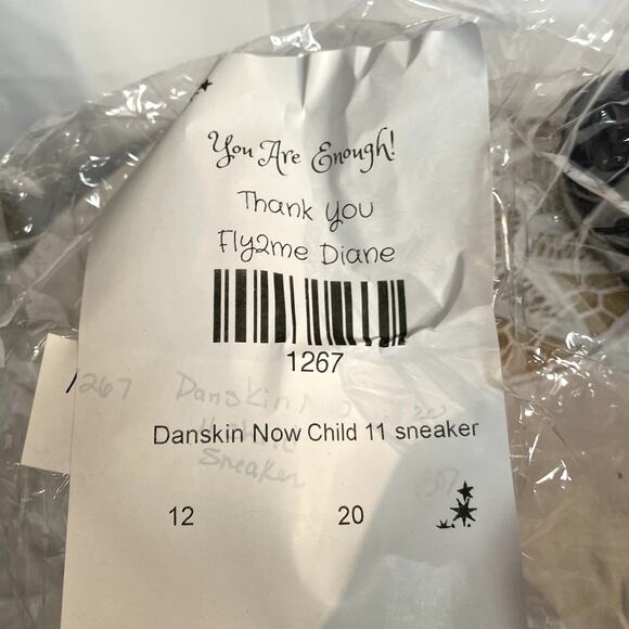 Danskin NOW Child 11 Navy & Pink sneakers hook & loop closure - Picture 7 of 7